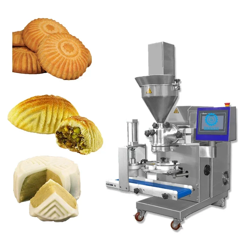 Longyu Automatic Dates Maamoul Cookie Making Machine Small Snacks Mooncake Making Machine