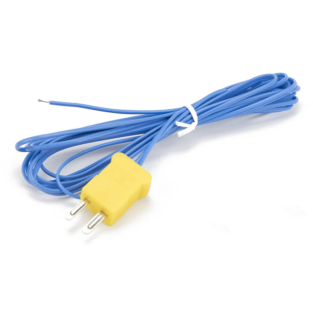 FTARW02 K type 3m PTEE cable wire head plug connection thermocouple temperature sensor