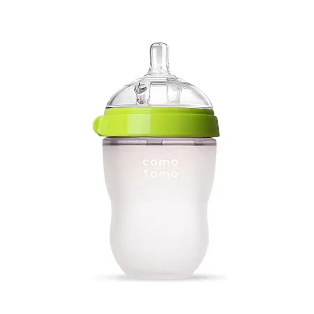 Biberão Comotomo BPA Free para Crianças, Produtos para Bebés, Verde, Rosa, 150ml, 5 oz, 250ml, 8 oz