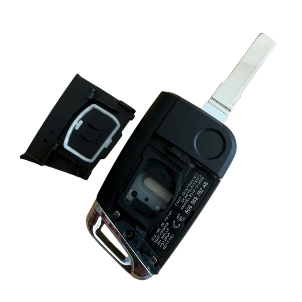 For MQB 3 Button Flip Remote Key Shell HU66 HAA Blade for VW Tiguan A7 MQB Golf VII Golf7 Golf MK7 for Skoda Octavia
