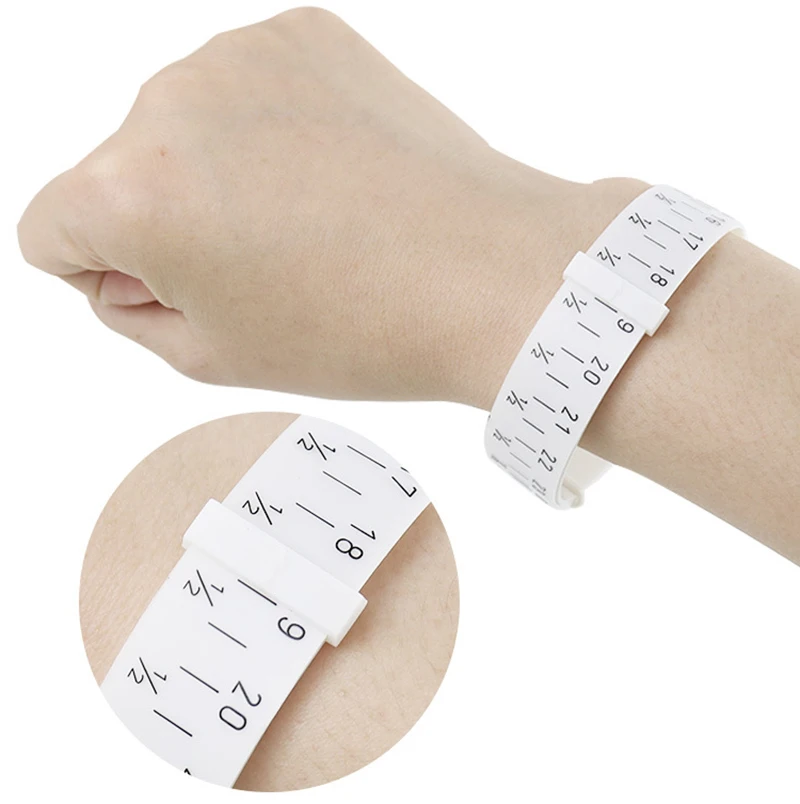 1Pc ABS Plastic Bracelet Bangle Gauge Sizer Jewelry Measure Wrist Size Tool 15-25cm Jewellery Bracelet Making Tools for Jewelers