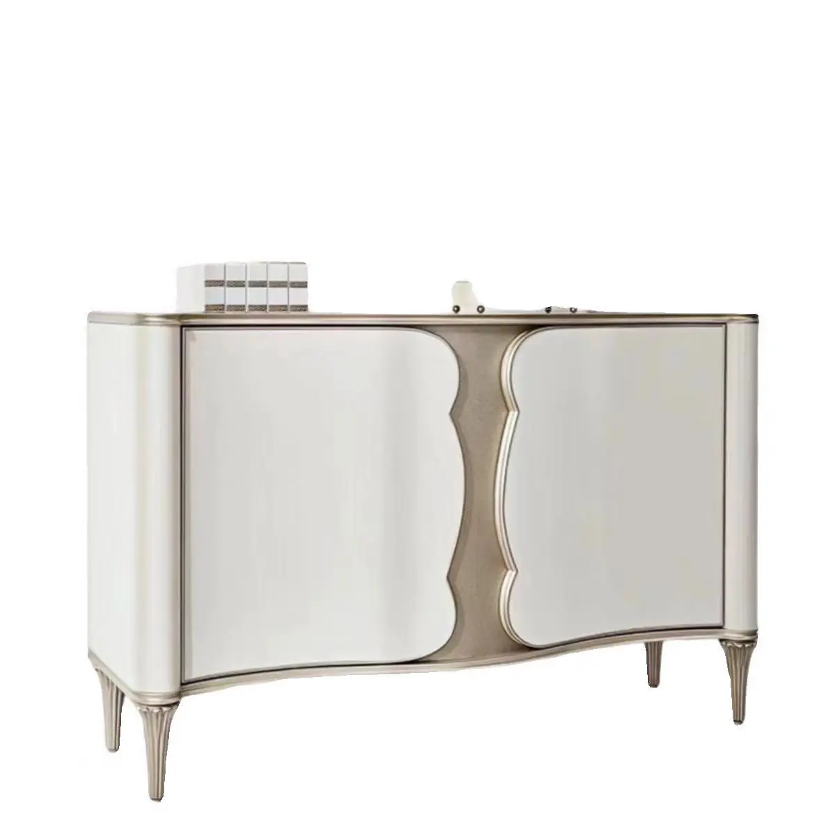 

American light luxury entrance dining side cabinet high-end decoration entry wall side cabinet simple and fashionable