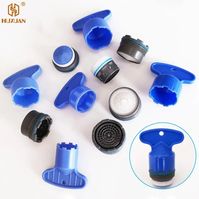 16.5-24mm Thread Water Saving Tap Aerator Bubble Kitchen Bathroom Faucet Accessories Cn(origin) Plastic Bathroom