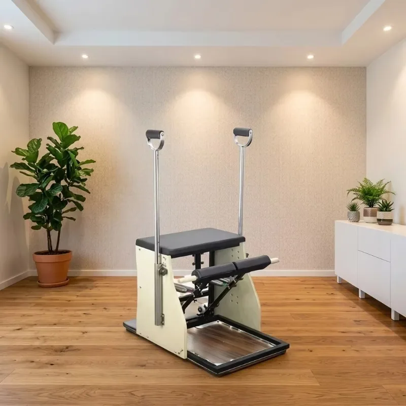 YTYIN Stable Oak Wood Deep Stretching Portable Space-Saving Home Commercial Pilates Studios Wunda Chair Equipment Body 5-Year Wa