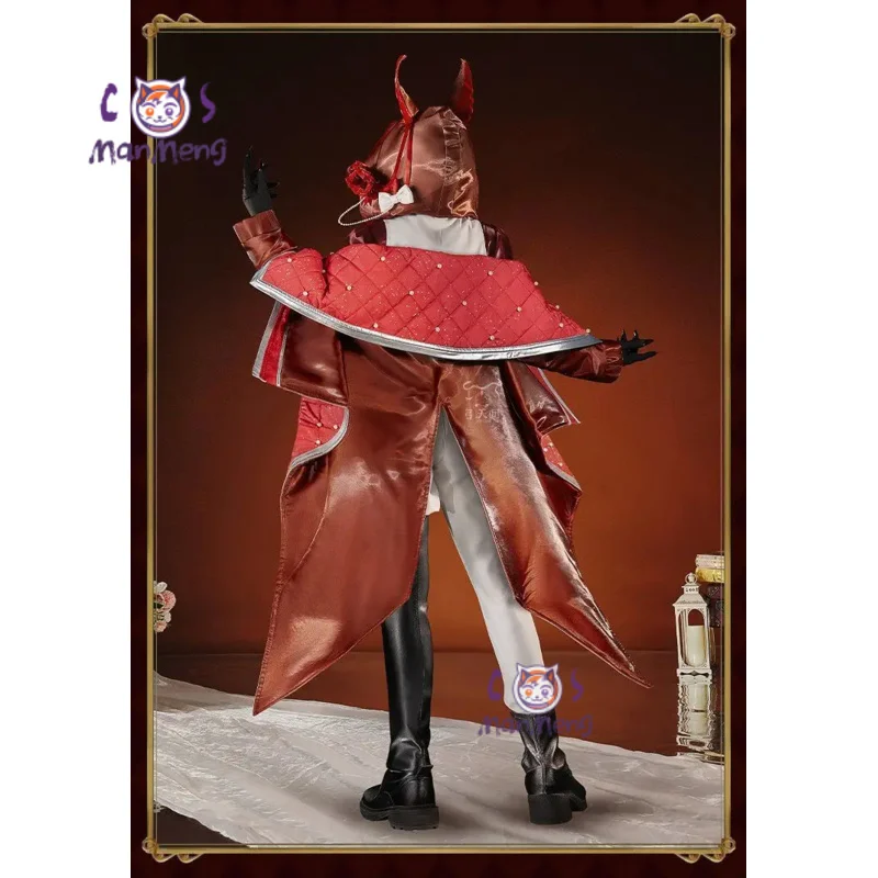 

Identity V Ithaqua Night Watchman Косплей Костюм водяной птицы на Хэллоуин для мужчин и женщин модная куртка перчатки аксессуары комплект реквизита