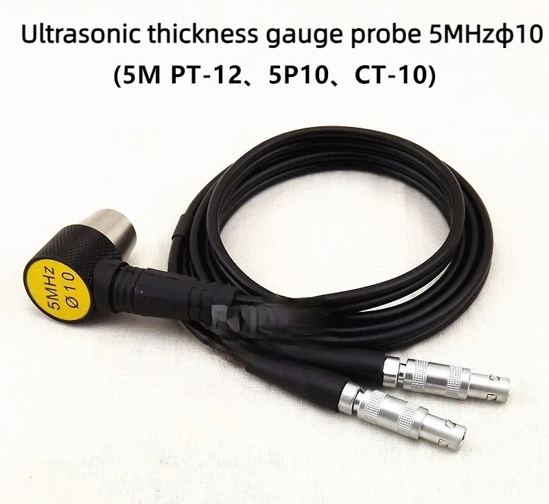 

Ultrasonic Thickness Gauge Probe 5MHZ 10 PT-12 PT-08 PT-06 ZT-12 High Temperature Probe GT12