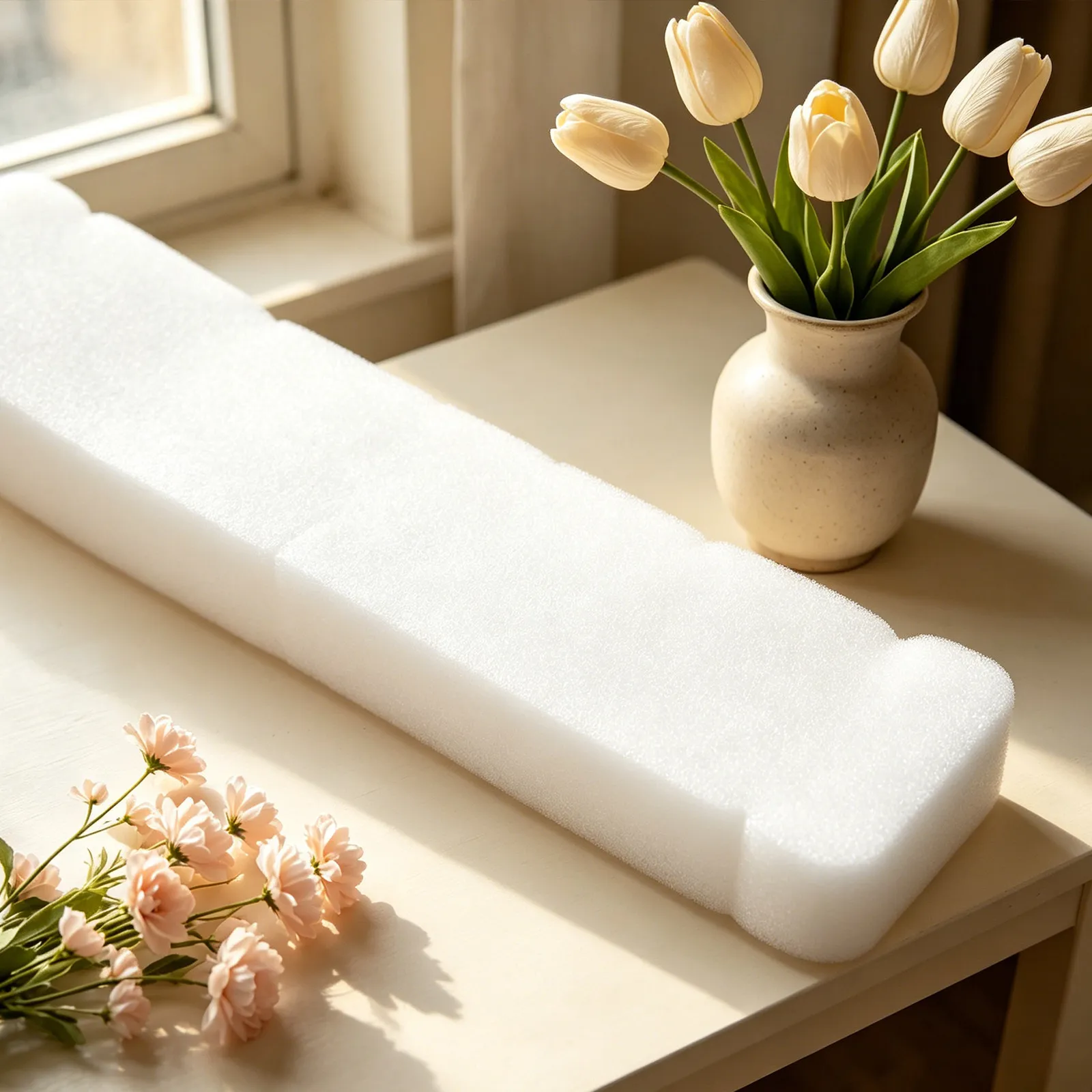 Florist Foam Block White Wet Dry Floral Foam Base for Flower Arranging Fresh Artificial Flowers Cuttable Wedding Bouquet
