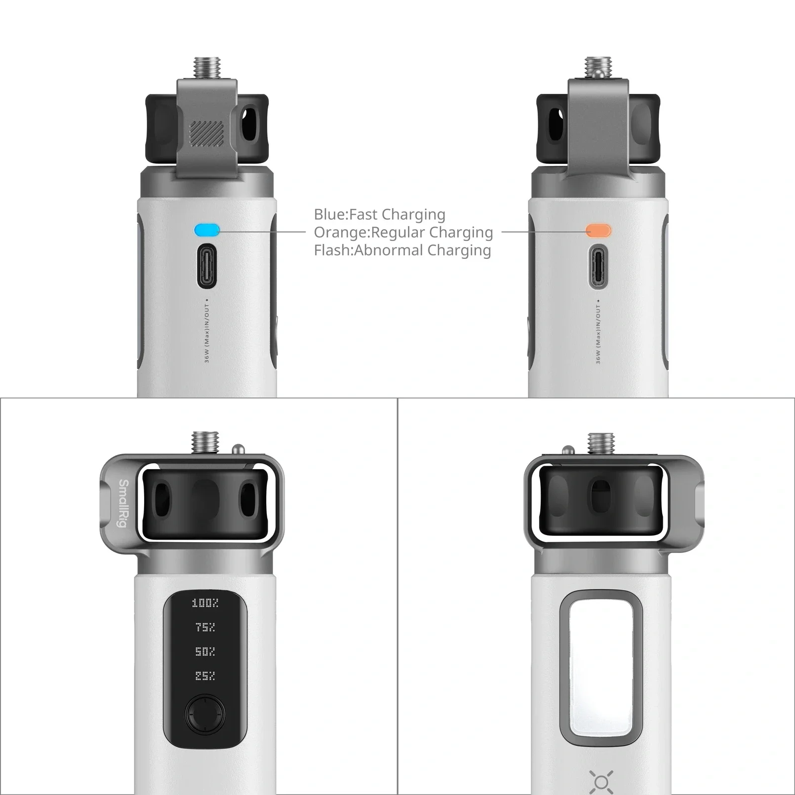 SmallRig HPS36 5000mAh Moblie Power Stick PD3.0 36W Fast Charging Handheld Power Bank w 1/4