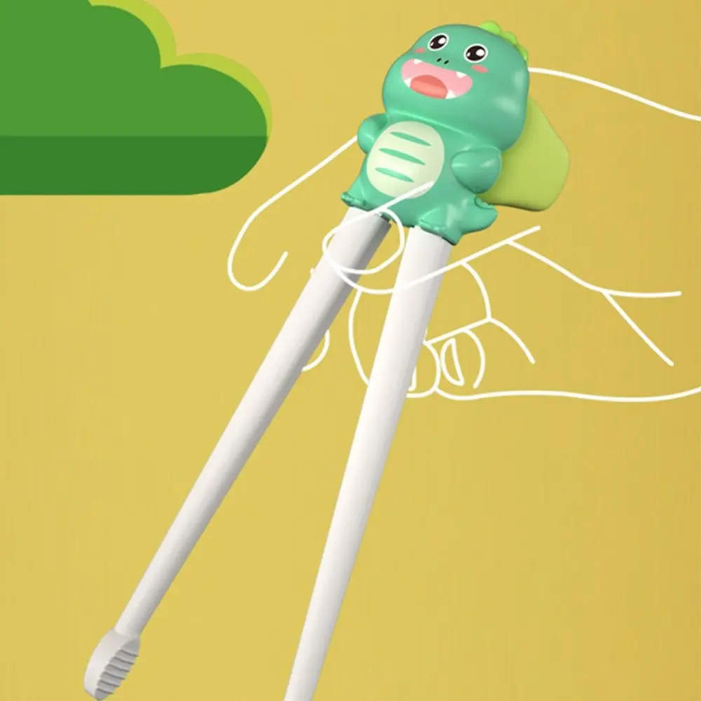 Ustensile anti-ald réutilisable de qualité alimentaire pour enfants, ustensiles britware pour bébé, aide à manger pratique, outils de formation, baguettes d'apprentissage pour enfants