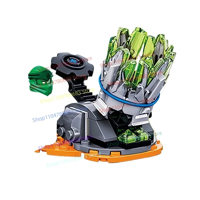 Bloc de construction MOC, toupie, Mini figurine d'assemblage, modèle de décoration, Anime TV saison 18, accessoire, jouet décoratif, cadeau de vacances