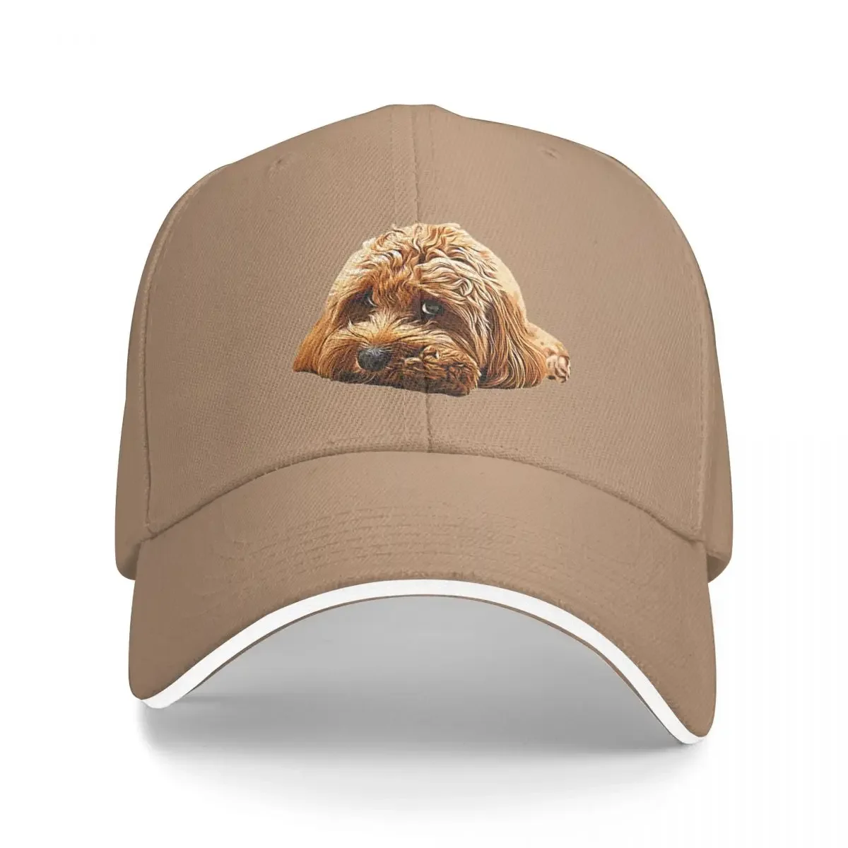 Cavapoo Cavoodle Cockerpoo Puppy Designer Dog Poodle Mix Bucket Hat Baseball Cap Trucker Cap Icon New In The Hat For Women Men's