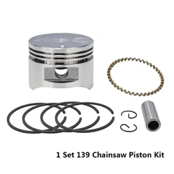 Jeu de segments de piston de remplacement pour tondeuse à gazon Honda, pièces d'outils de jardin, moteur de débroussailleuse, GX35 GX35NT HHT35S UMK35, 39mm