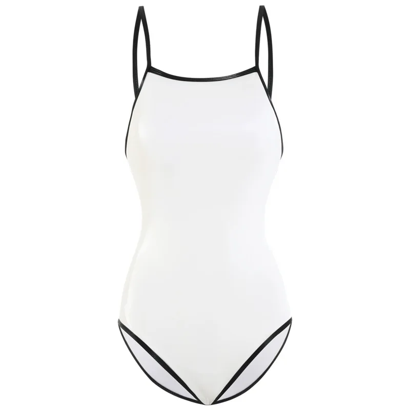 Swimsuit Women\'s Professional One-piece Triangle Athletic Training Small Breasted Slimming Racing Student Design Spa Swimwear