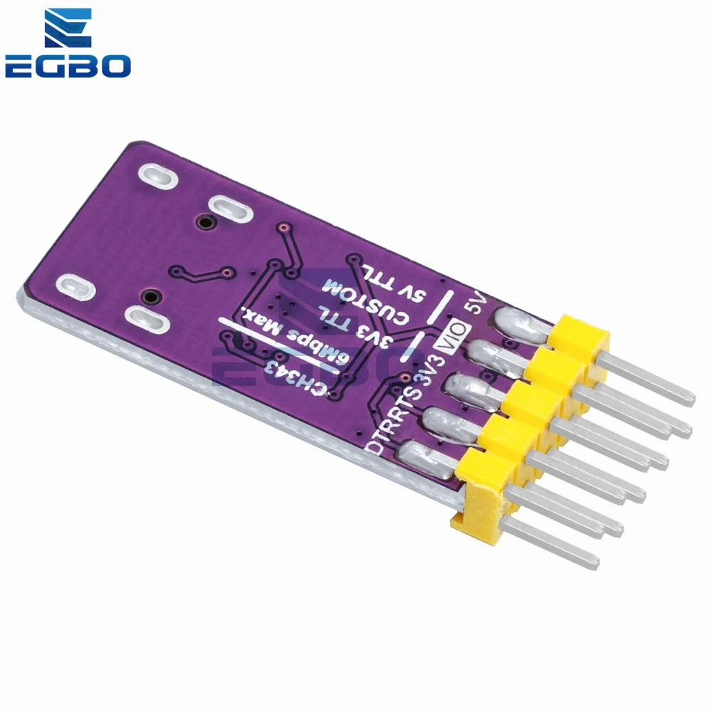 USB To Serial Port Module 6Mbps 5V/3.3V TTL CH343P Debugging Burning And Downloading Type-C Switch Instead CH340