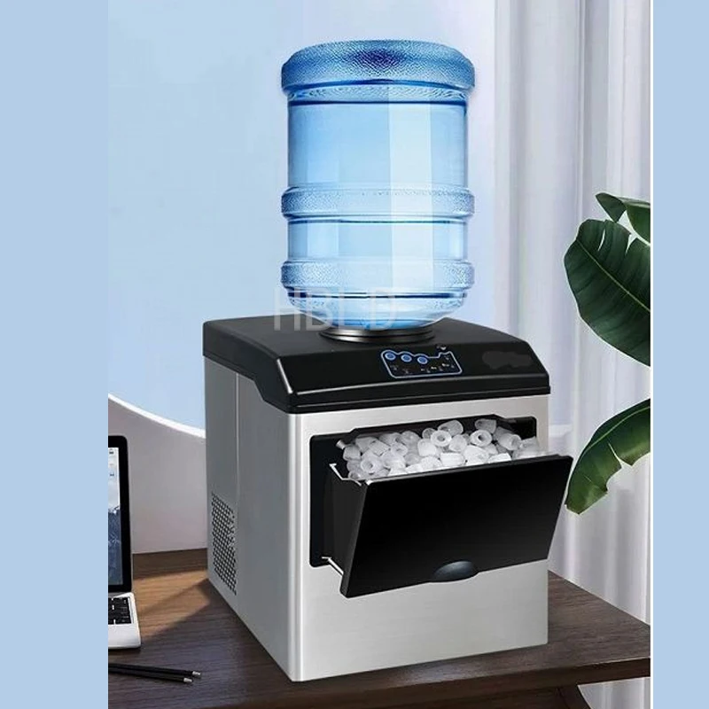 HBLD Portable Ice Maker Fully Automatic Desktop Small Multifunctional Ice Cube Forming Machine for Home And Office Use