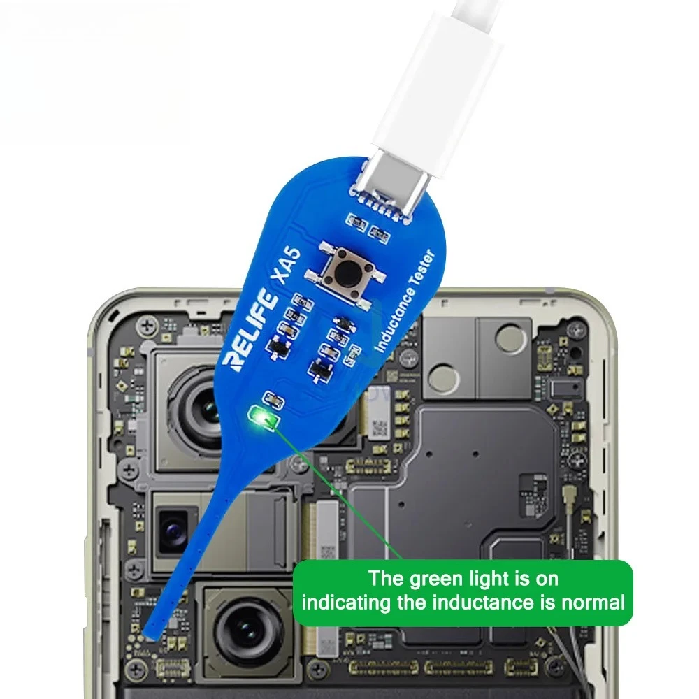 XA5 Motherboard Coil Tester Inductor Detector Tool for PC Repair Electromagnetic Induction Quick Fault Check RELIFE XA5
