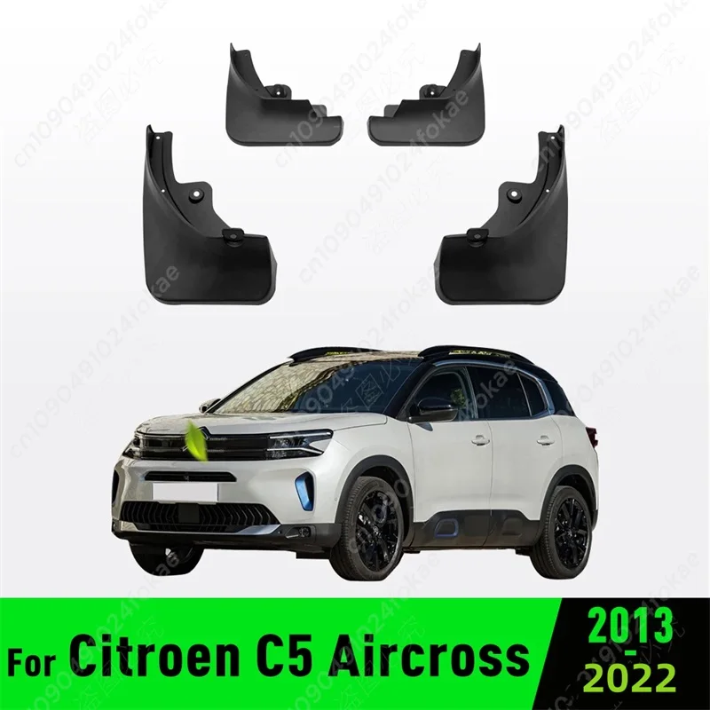 For Citroen C5 Aircross 2013-2017 2018 2019 2020 2021 2022 Fender Mudflaps Splash Guards Mudguards Mud Flaps car Accessories