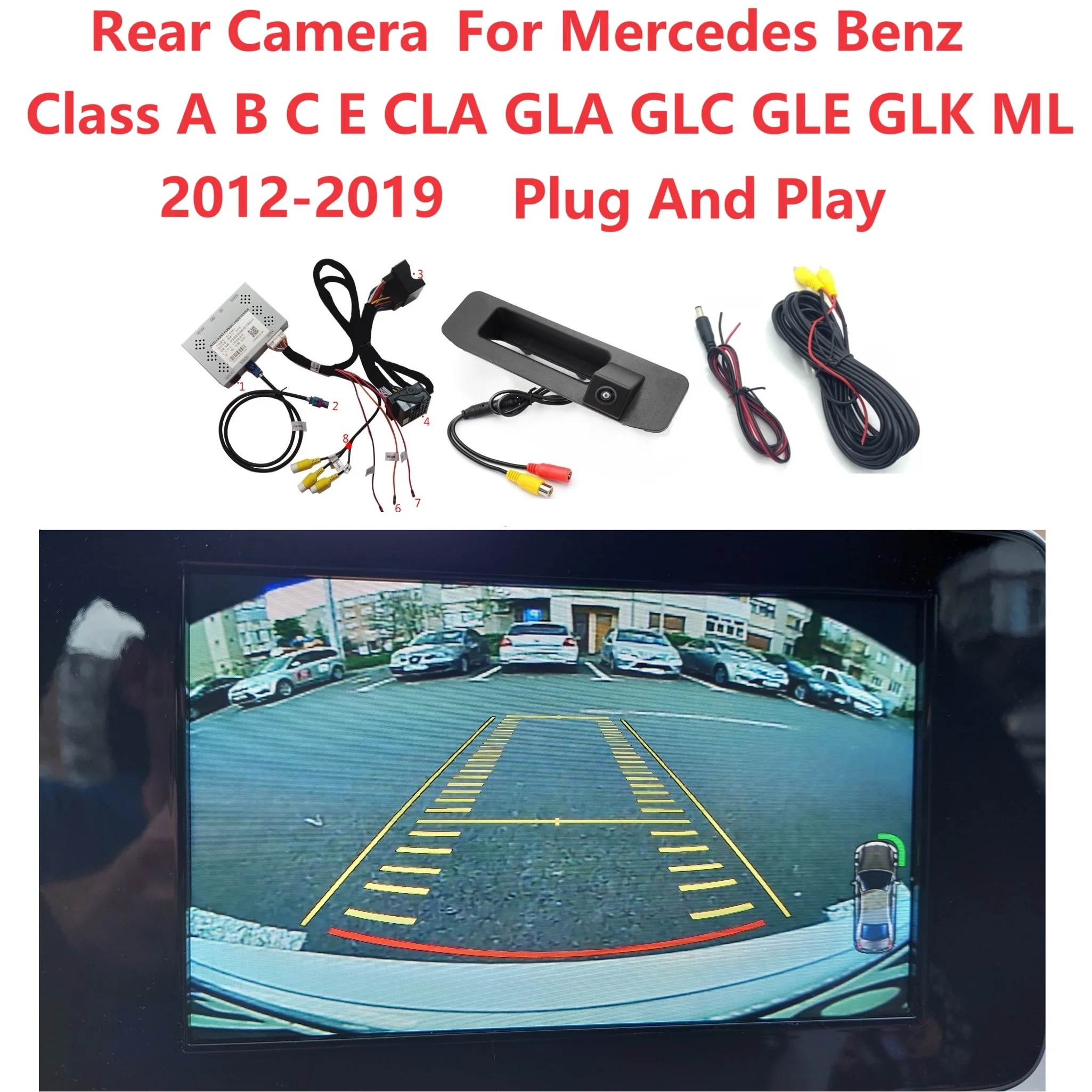 Omgekeerde Camera-Interface Voor Mercedes Benz Klasse A B C E Cla Gla Glc Gle Glk Ml W166 W176 W205 W204 W 246 W 253X156 X204 W212