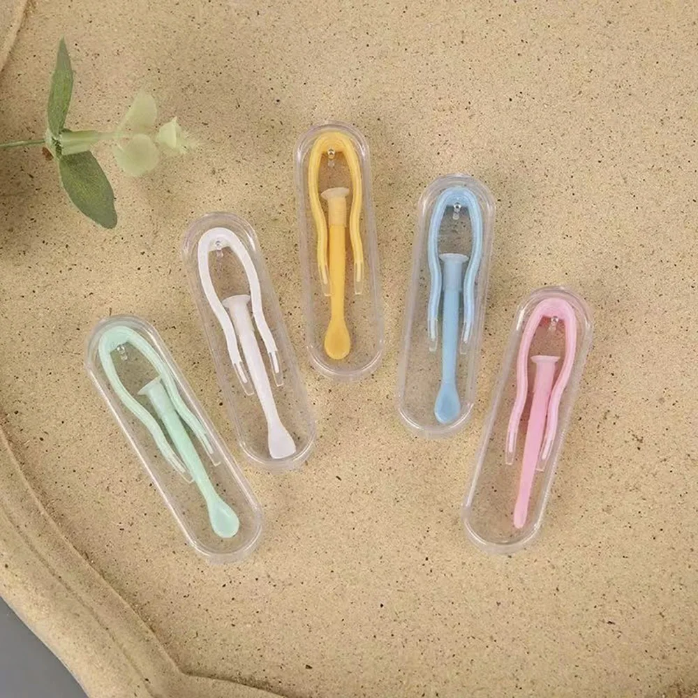 1 Set Color Contact Lens Wearing Tool Kit Portable Remover Contact Lens Inserter Color Tweezers Suction Stick Clip Fast Shipping