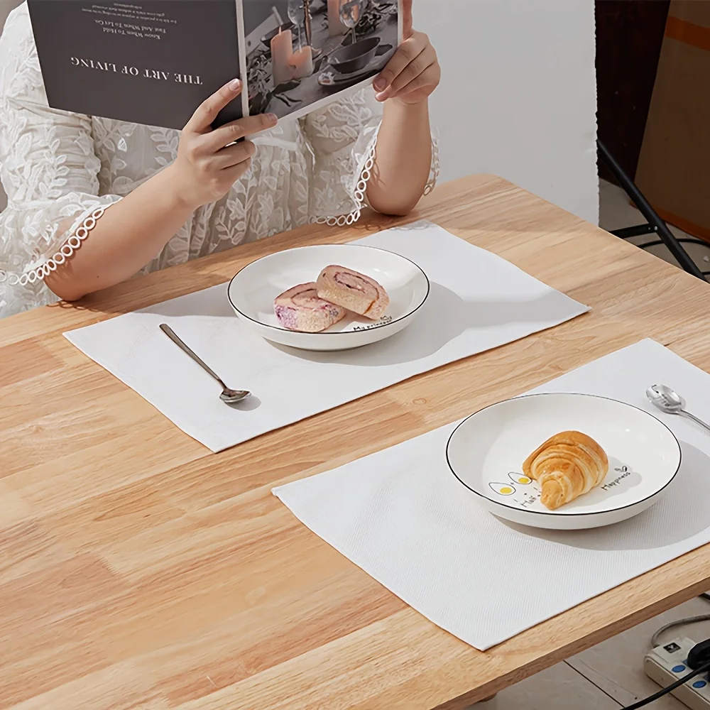 Custom Logo/Text/Pattern Placemats, Personalized Photo Placemats, Western-Style Placemats, Premium Custom Photo Placemats