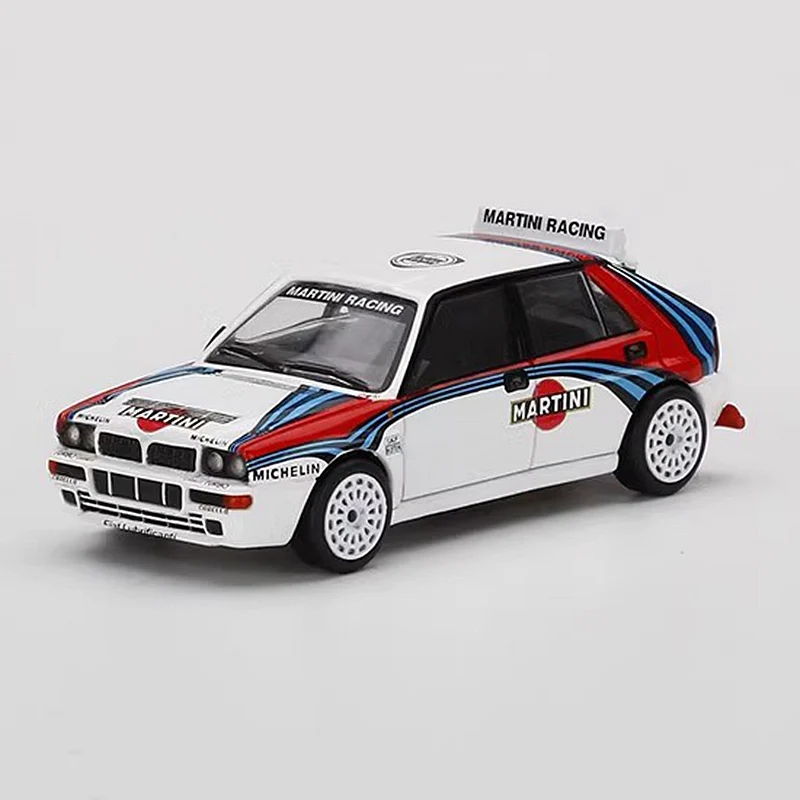 1:64 Scale Diecast Alloy Martini Lancia Delta HF Station Wagon Toys Cars Model Classics Adult Collection Souvenir Gifts Display