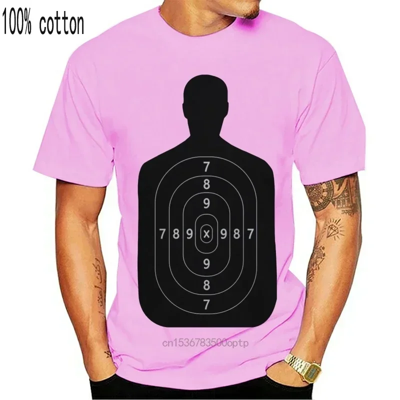 Human Target Funny Shoot Shooting Gun Club Hunter New Fashion Cool Casual Summer Paried  Beer T Shirts