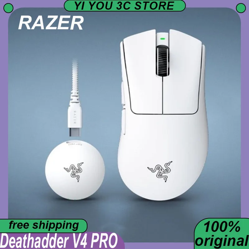 

Razer Deathadder V4 PRO Lightweight Optical Mouse Wireless Ergonomic FOCUS PRO 45K Long-endurance PC Esports Laptop Gaming Mice