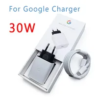 30W Fast Charger For Google Pixel 8 8Pro 8A 7 7A 6 6A  5 5A 4 4A Pro Quick Charging Travel Adapter USC Type C Cable