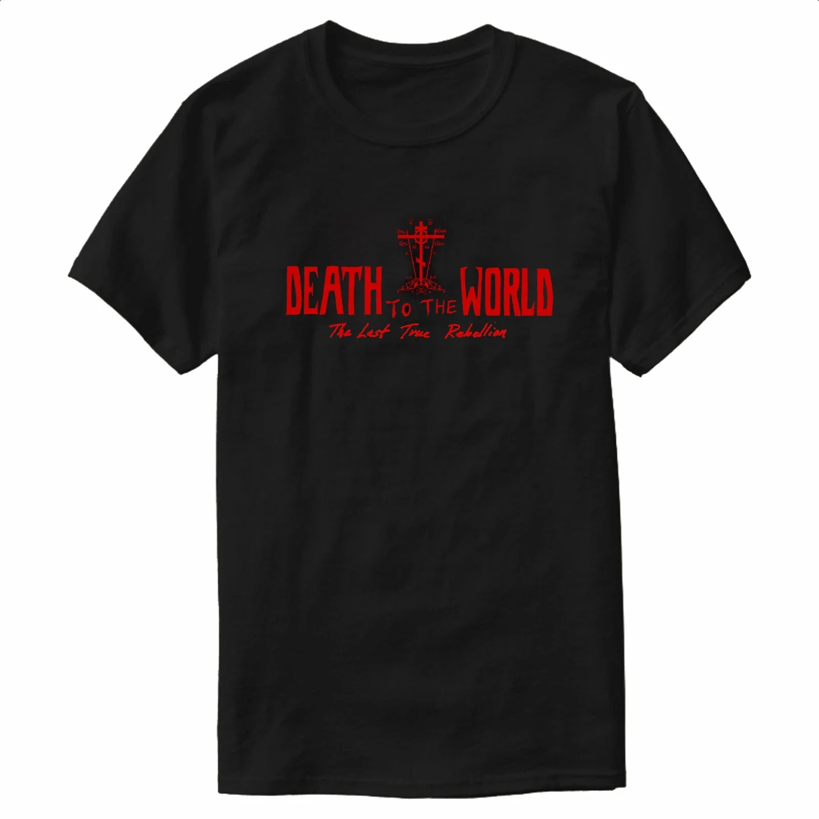 Death To The World Russian Orthodoxy Music T-Shirt 100% Cotton O-Neck Summer Short Sleeve Casual Mens T-shirt Size S-3XL