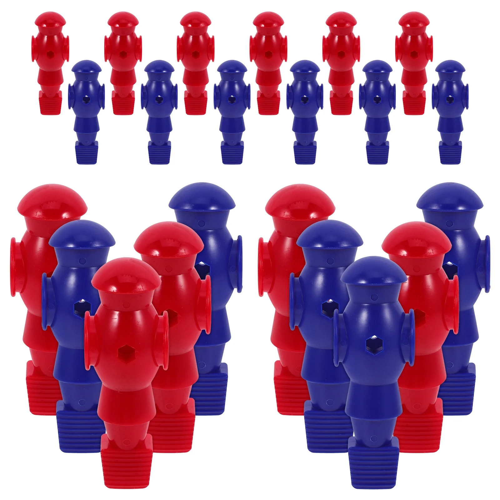 

26pcs Table Football Figures 13 Blue Colors Plastic Material Game Accessories Foosball Players Figurines Desk