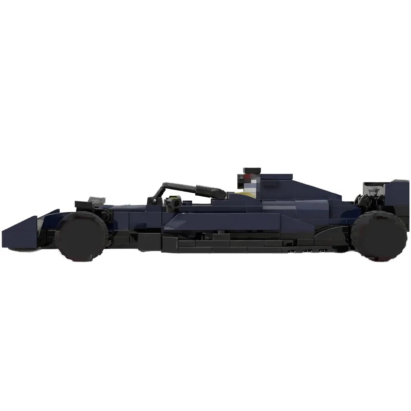 302 PCS Racing Car Red B19 - Miami MOC Customize Modular Building Block Design Model Technology Popular DIY Toy Christmas Gift