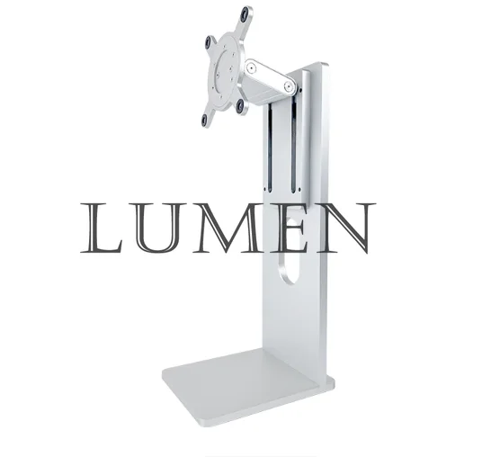 CNC Aluminum Alloy VESA 100x100 Monitor Bracket Support up to 40'' 10KG XDR Style LCD Monitor Lift And Rotary Stand