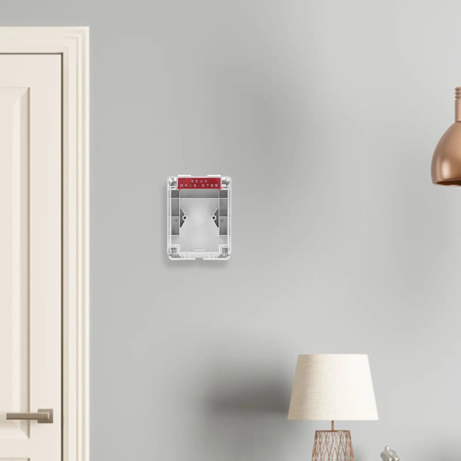 Transparent Fire Alarm Switch Cover – Waterproof Emergency Stop Button Guard with Full Coverage