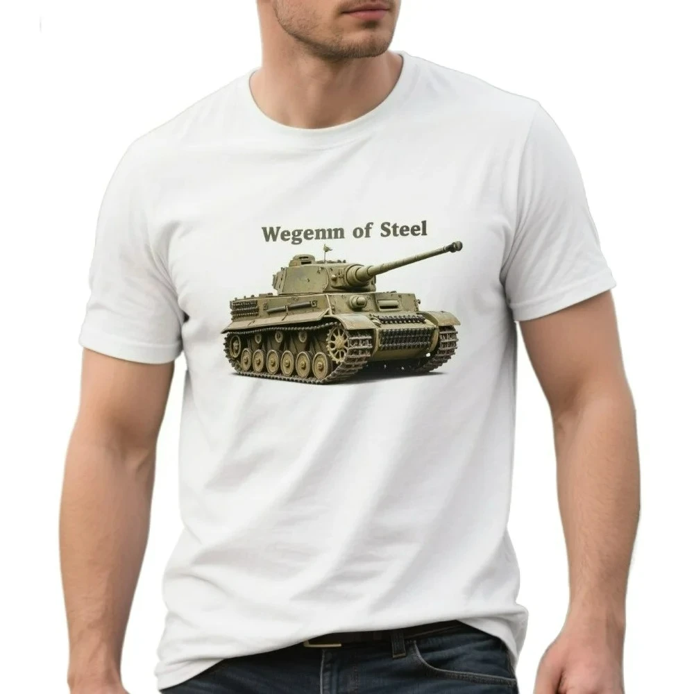 

Wehrmacht Panzer Legend of steel Tiger Tank T Shirt. Short Sleeve 100% Cotton Casual T-shirts Loose Top Size S-3XL