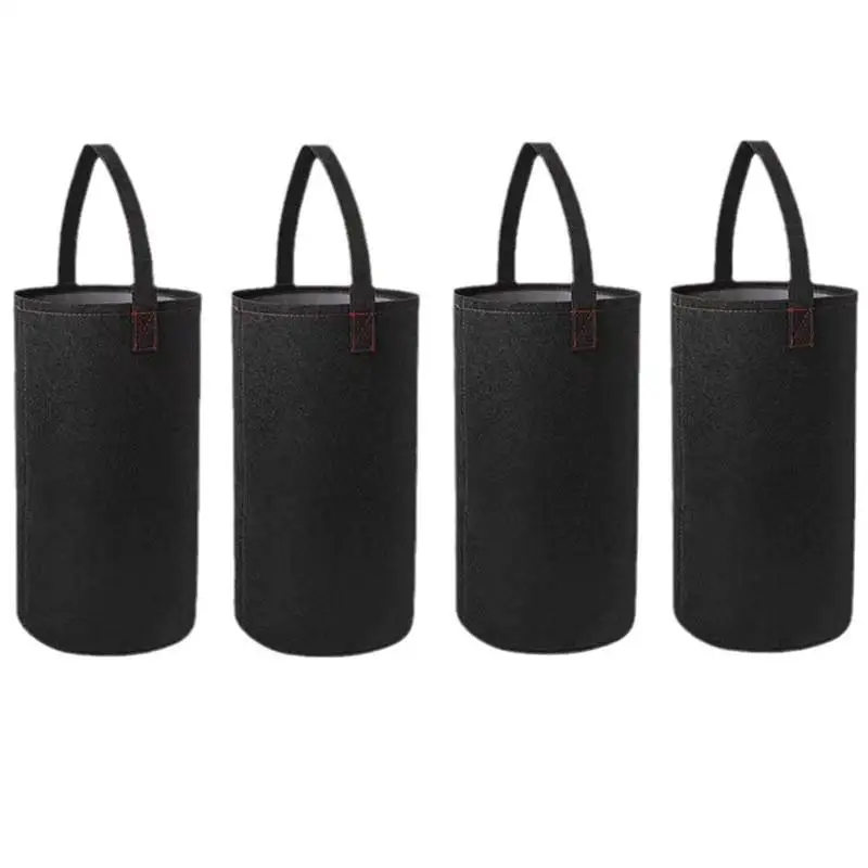 Multifunction Strawberry Vegetable Flower Plant Grow Bags Felt Hanging Tomato Grow Bag Upside Down Tomato Planter