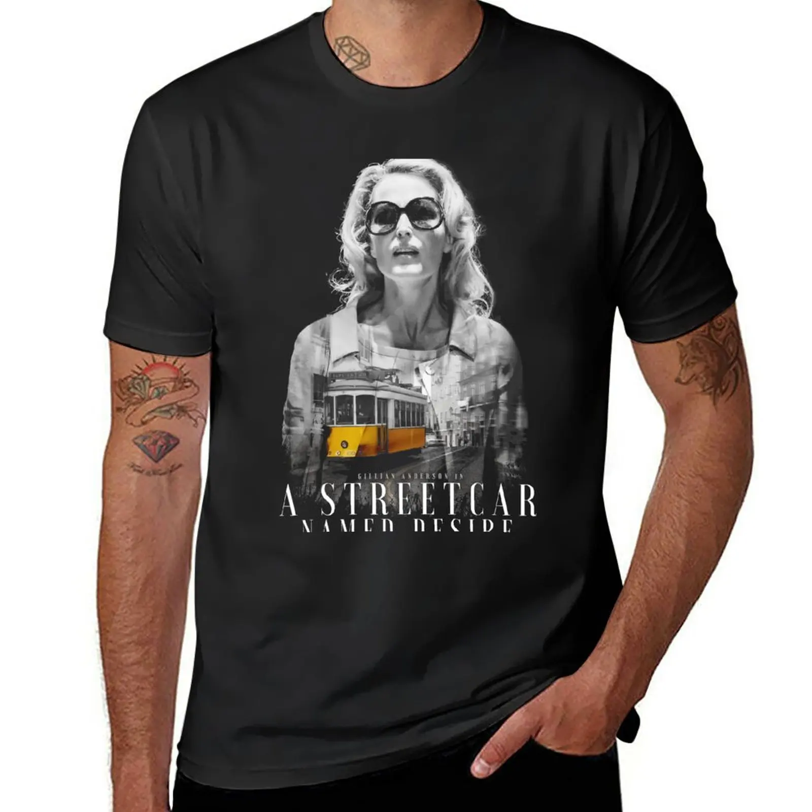 New Gillian Anderson - A Streetcar Named Desire T-Shirt graphic t shirt hippie clothes big and tall t shirts for men