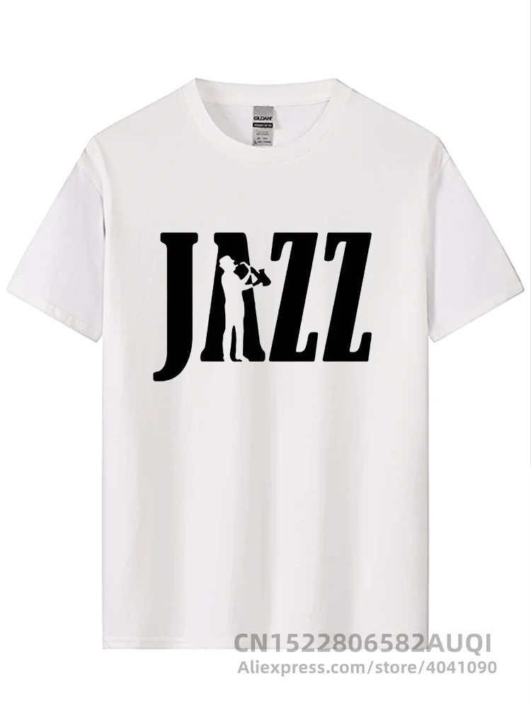 Funny Jazz Saxophone T Shirt Summer Autumn Camiseta Retro Tshirt New Print Graphic T Shirt Cotton Harajuku Streetwear Male