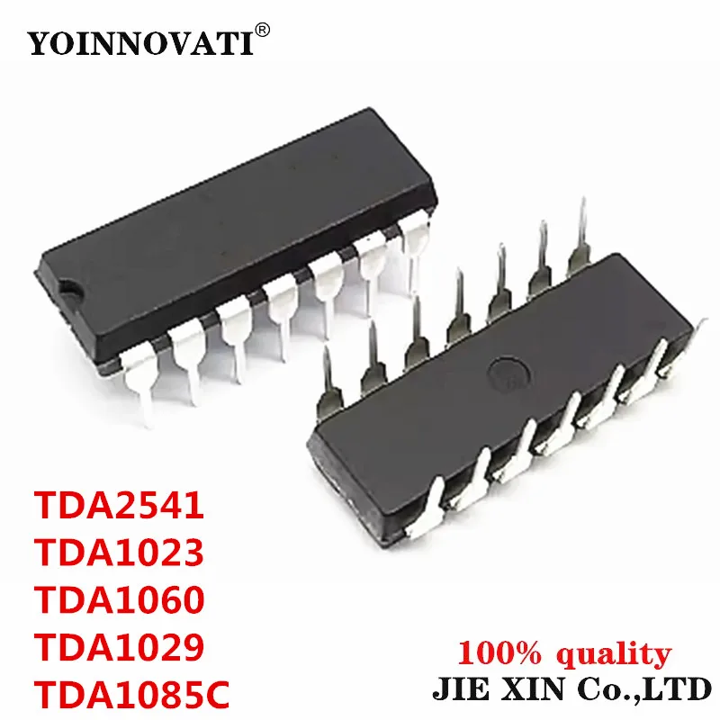 2Pcs 100% New TDA1085C TDA1029 TDA1060 TDA1023 TDA2541 DIP-16 module Stock Wholesale