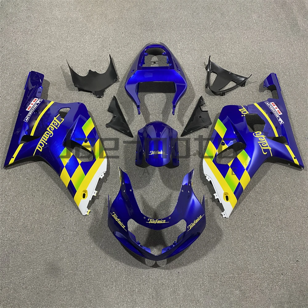 For GSXR600 GSXR750 K1 K2 K3 2001 2002 2003  Motorcycle Bodywork Set Injection ABS Plastics Fairings Accessories