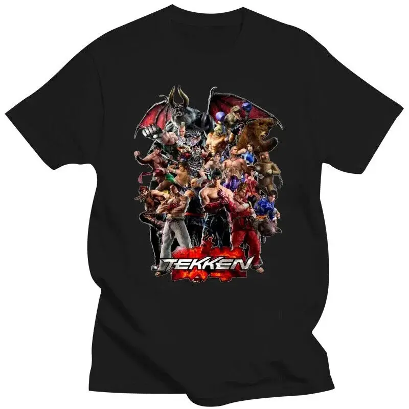 Men Tekken T Shirts Video Game For Men and Child Funny Novelty Tshirt Women