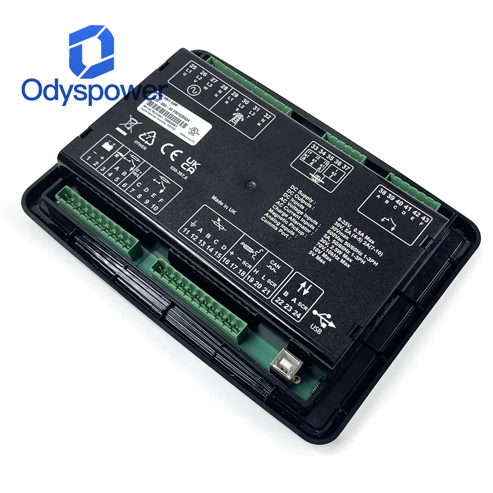 100% Original UK Made Deep Sea DSE6020 MKII Generator Controller AMF Auto Start Mains Failure Control Module For Generator Parts
