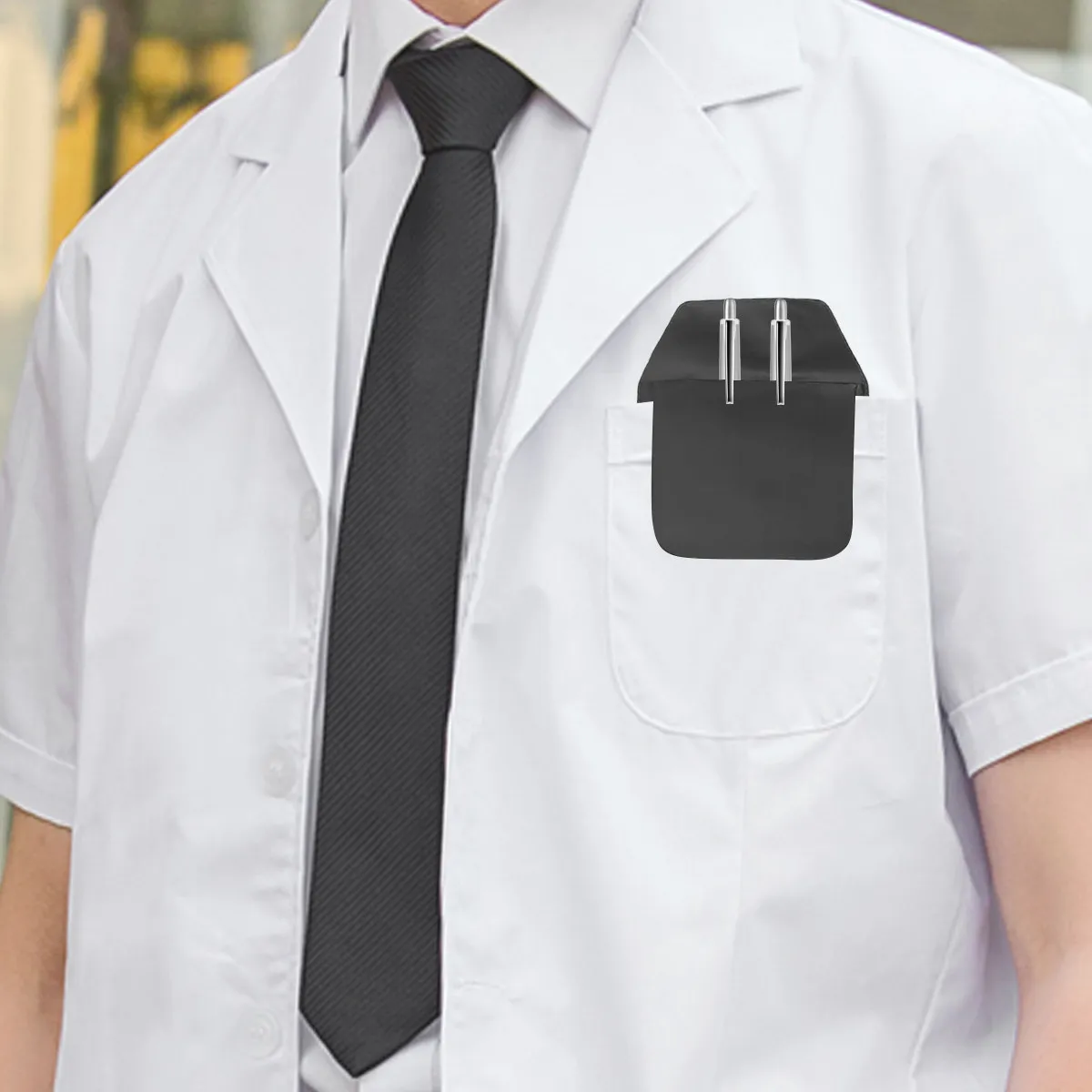 

10Pcs PVC Pen Protector Pencil Bag Waterproof Leakproof Pocket Protector Pen Pouch for Office School Stationery Storage