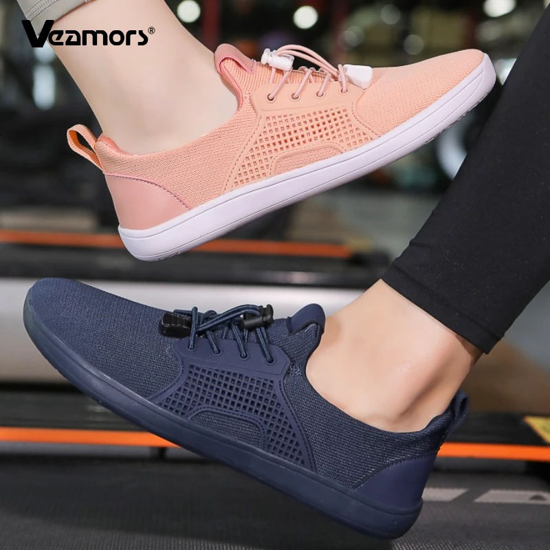 

Минималистичные женские прогулочные туфли с широким носком, мужские легкие дышащие кроссовки для фитнеса, нескользящая спортивная обувь для кросс-тренинга, беговые туфли на плоской подошве