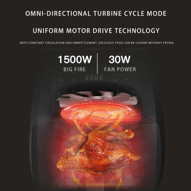 Fryer Oven Deep Digital Silver Crest Hot Machine Oil Free Without Cooker Toaster Air Fryers