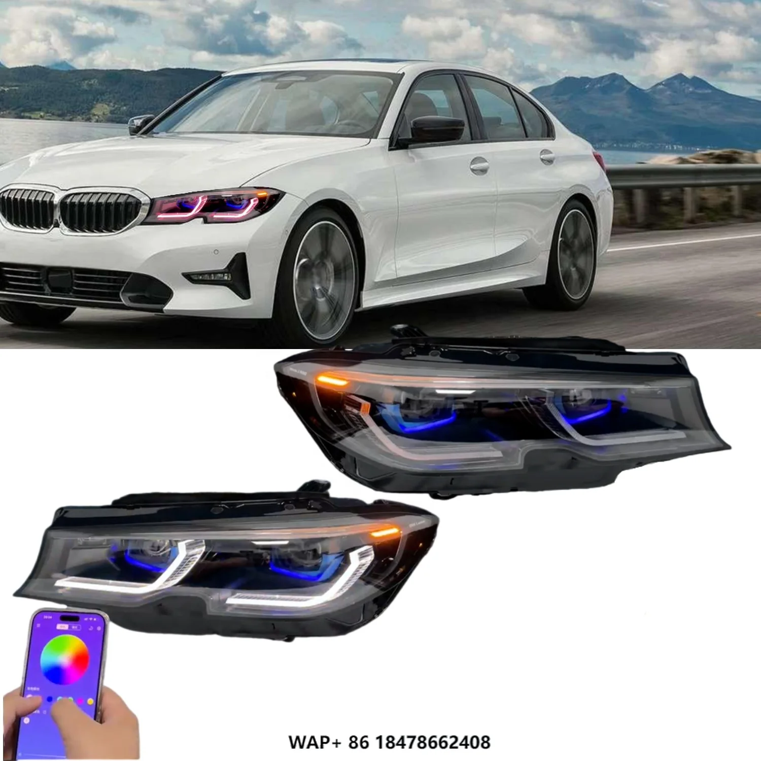 

3 Series G28 G20 Headlight RGB LED 2018-2022 320i 325i 330i L335i DRL Front Headlamp Head Light Auto Car Parts for