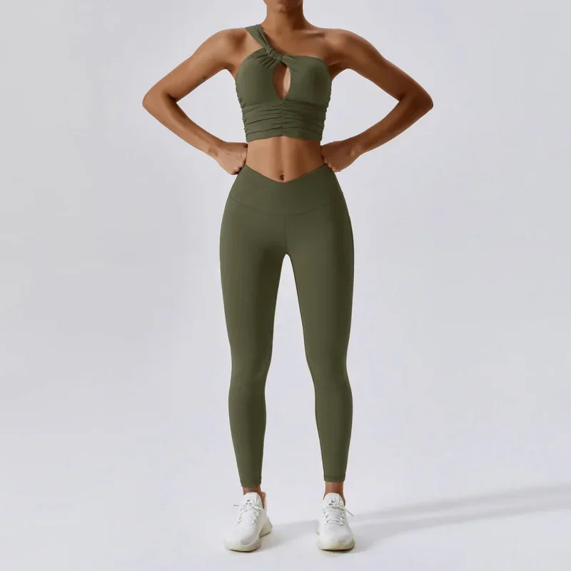 Женский спортивный костюм для тренировок, комплект для йоги, спортивная одежда, спортивная одежда для фитнеса, укороченный топ с длинными рукавами, бюстгальтер, леггинсы с высокой талией, спортивный костюм MN3