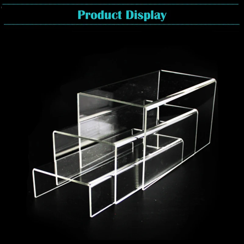 Clear Acrylic U-shape Jewelry Display Rack Bag Shoes Toy Cosmetics Organizer Holder Display Stand Counter Display Rack