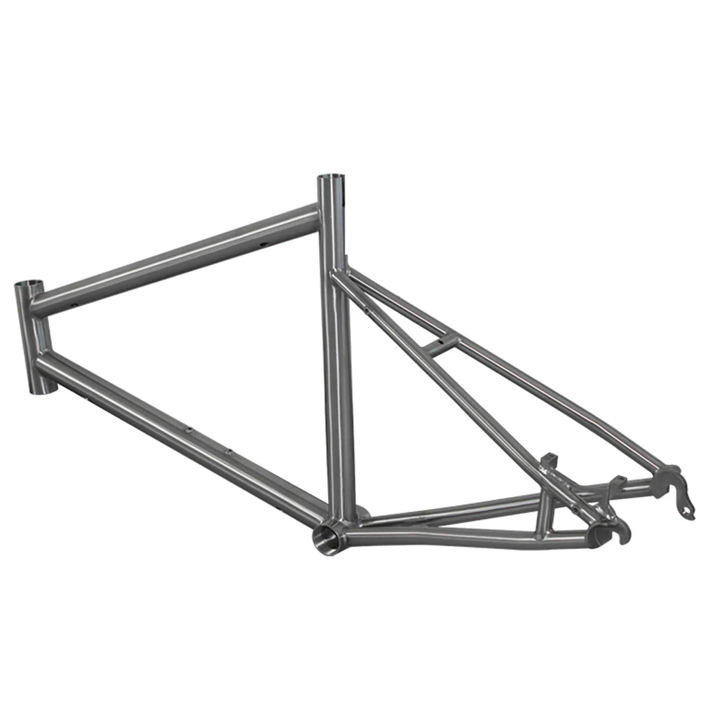 Titanium Mini Road Bicycle Frame, Gr9 Ti, Mini Velo Bike, 451, 20Inch