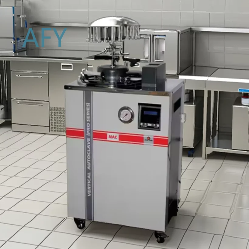 Autoclave Machine for Fully Automatic Stainless Steel Sterilizer with Digital Display High Pressure Vertical Design for