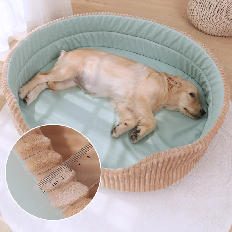 HOOPET Dog Bed Medium Big Dogs House Soft Kennel Pet Dog Cat Warm Cushion Mat Supplies S-XL Pet Accessories